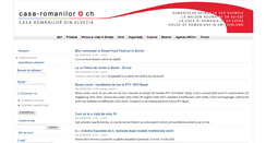 Desktop Screenshot of casa-romanilor.ch